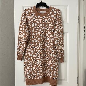 LOFT Brown Knit Sweater